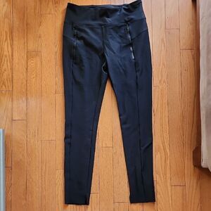 Athleta Black High-Waist Leggings- Women's Size Small